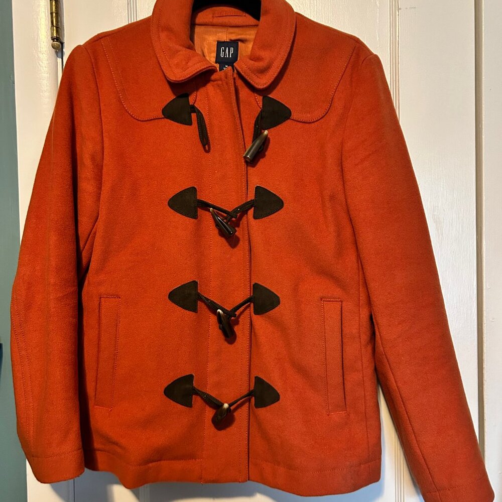 Orange Gap Wool Jacket With Unique Toggle Closure… - image 2